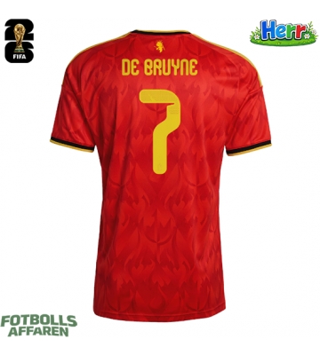 Belgien Kevin De Bruyne #7 Hemmatröja VM 2026 Kortärmad